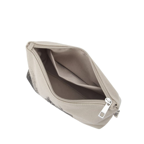 mumix - Meret Toiletry Bag - Modern Beige with Squirrel Print 🐿️✨