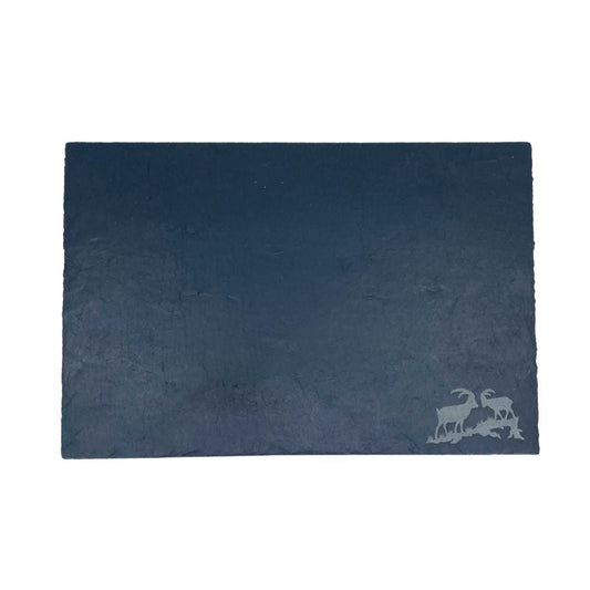 mumix - Slate Plaque with Capricorn Engraving - Rustic Gift Ready 📜🐐