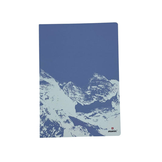 mumix - Blue Mountain Notebook - Unlined Pages, Timeless Design 📓🗻