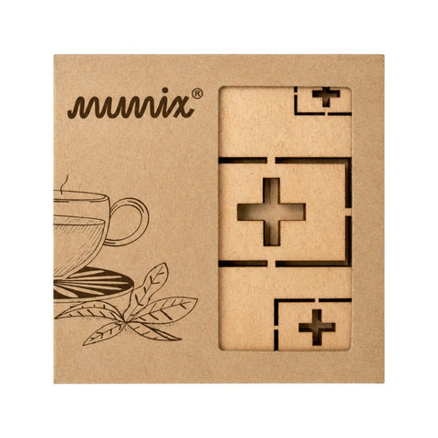 mumix Untersetzer Schweizerkreuz 2er Set, 10.3 x 10.3 cm