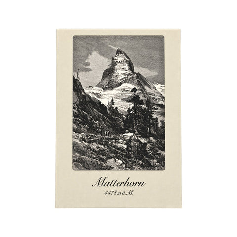 mumix Notizblock A5 Nostalgie Matterhorn