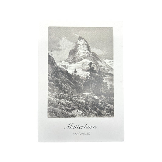 mumix Notizheft A5 Nostalgie Matterhorn