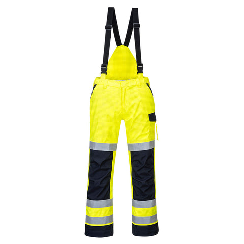 Portwest MV71 Hose – Gelb/Marine – strapazierfähige Arbeitshose