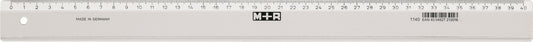 M+R Lineal,schmal 40cm 711400000 geprägte Skala Kunststoff