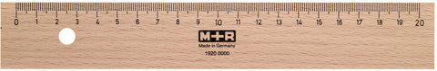 M+R Lineal 20cm 719200000 Metalleinlage Buche