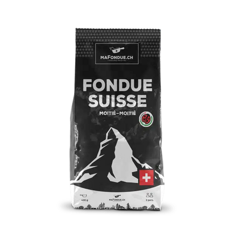 MaFondue - Fondue Moitié-Moitié SUISSE 400g 🧀🔥 Experience Authentic Swiss Fondue Magic! 🇨🇭🍽️