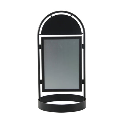 Stahlrohr Kundenstopper "City Sign" mit Rundfuss & Topschild, DIN A1