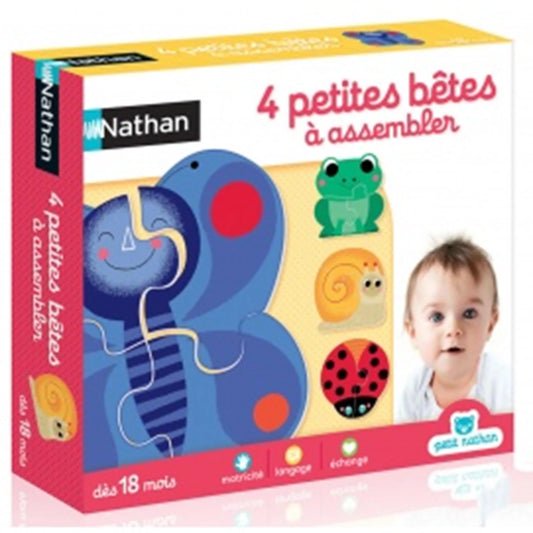 PETIT NATHAN 4 PETITES BETES A ASSEMBLER