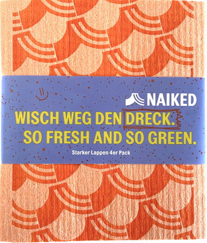 NAIKED Starker Lappen 4er Pack