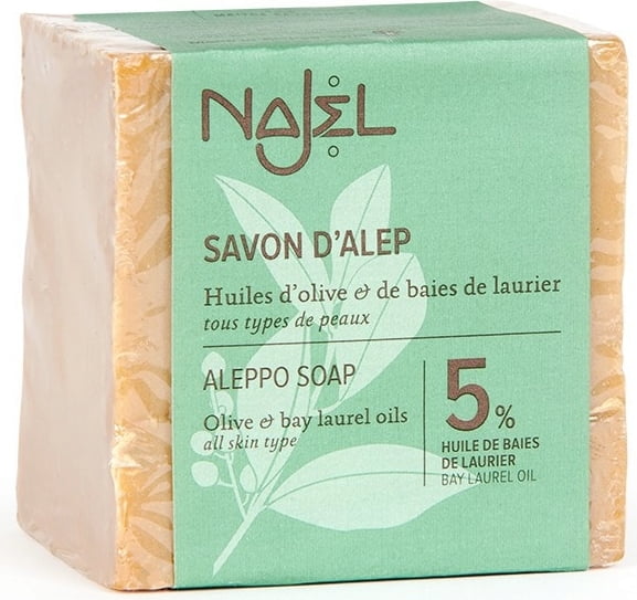 NAJEL Aleppo Seife mit 5% Lorbeeröl BIO