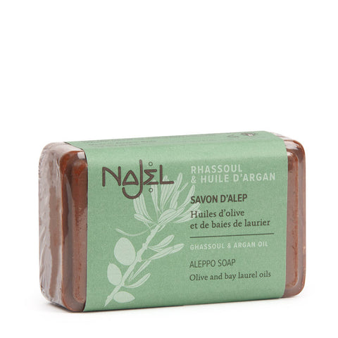 NAJEL Aleppo Seife mit Argan u. Rhassoul