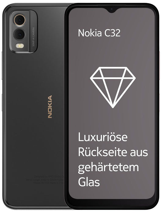 NOKIA C32 TA-1534 DS 4/64 EURO1B charcoal