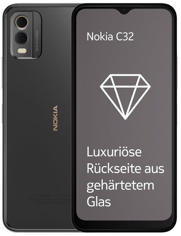 NOKIA C32 TA-1534 DS 4/64 EURO1B charcoal