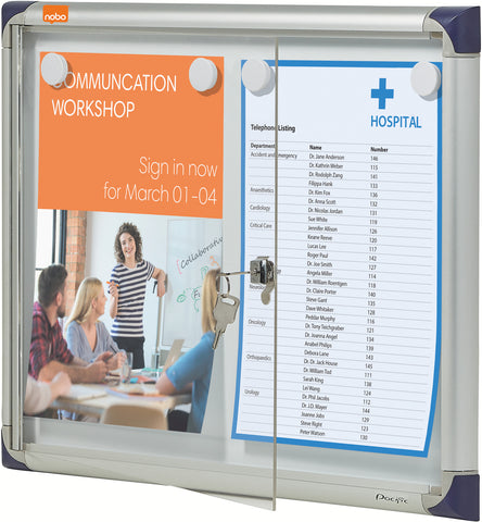 NOBO Schaukasten 2 x A4 1901798 55x6x37cm