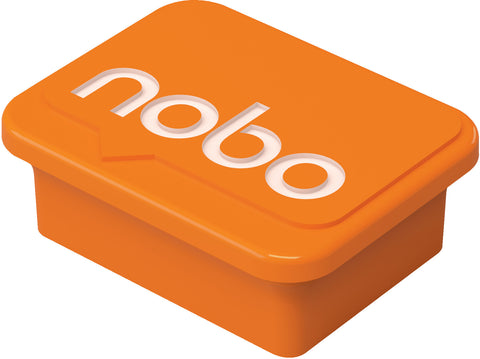 NOBO Magnete 18x22mm 1905327 orange 4 Stück
