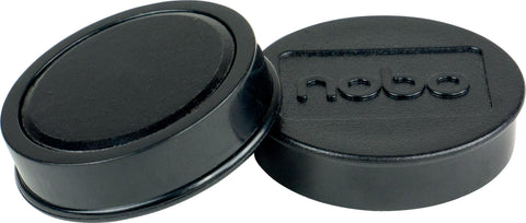 NOBO Magnet rund 38mm 1915305 schwarz 10 Stück