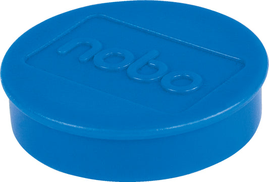 NOBO Magnet rund 38mm 1915313 blau 10 Stück