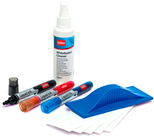 NOBO Starter Kit Whiteboard 34438861 7-teilig
