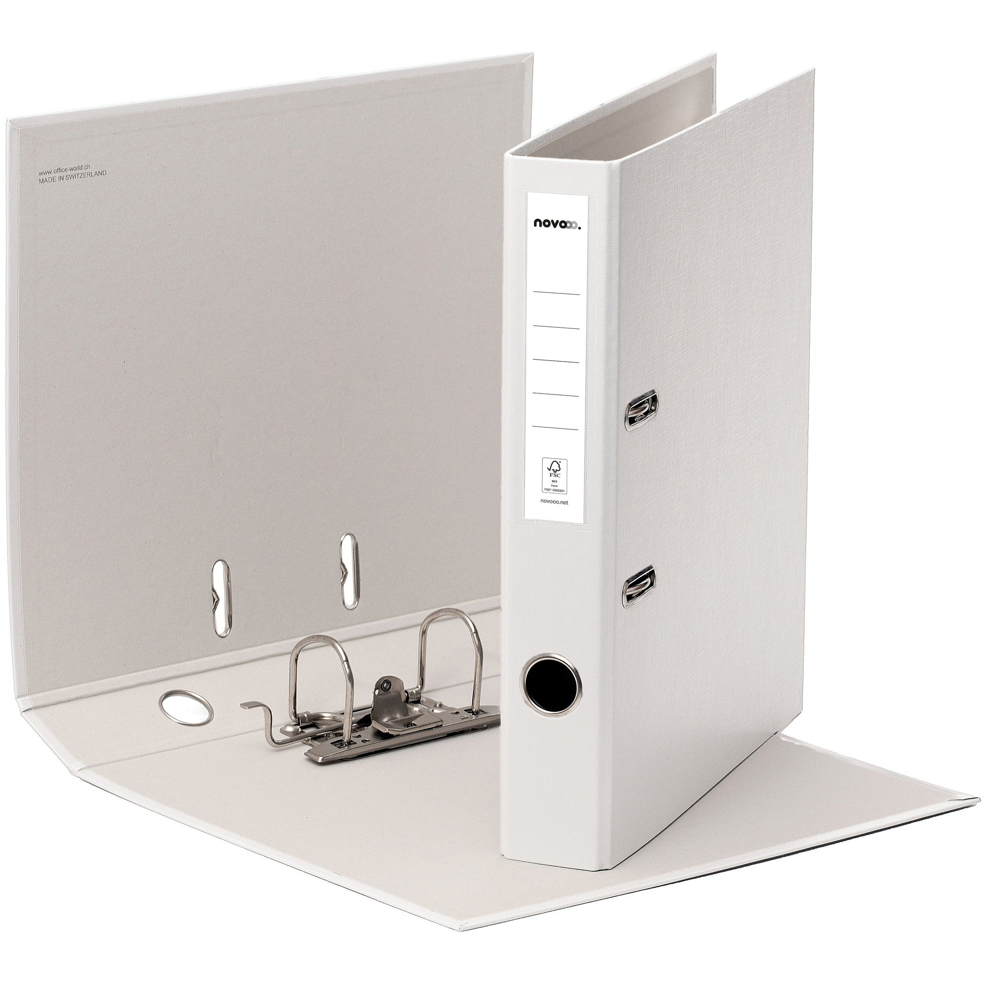 NOVOOO Pro Ordner 4cm 10349401NO2U weiss A4