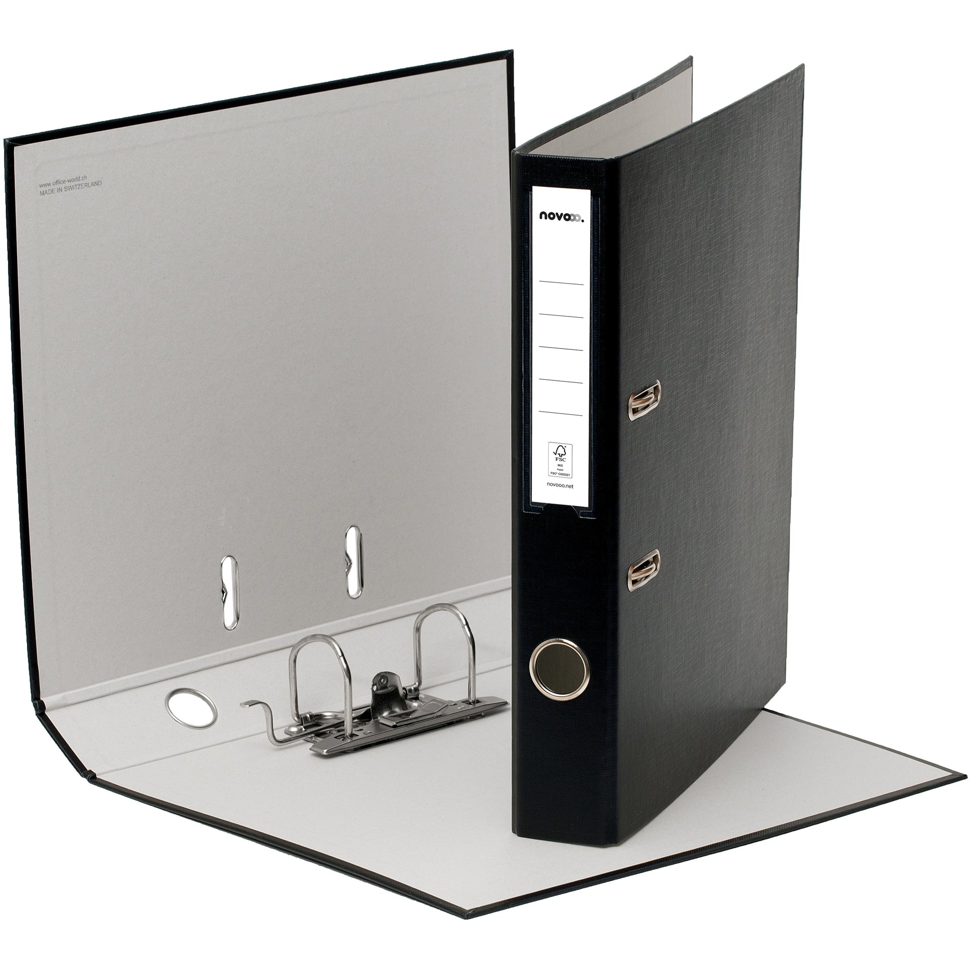 NOVOOO Pro Ordner 4cm 10349402NO2U schwarz A4