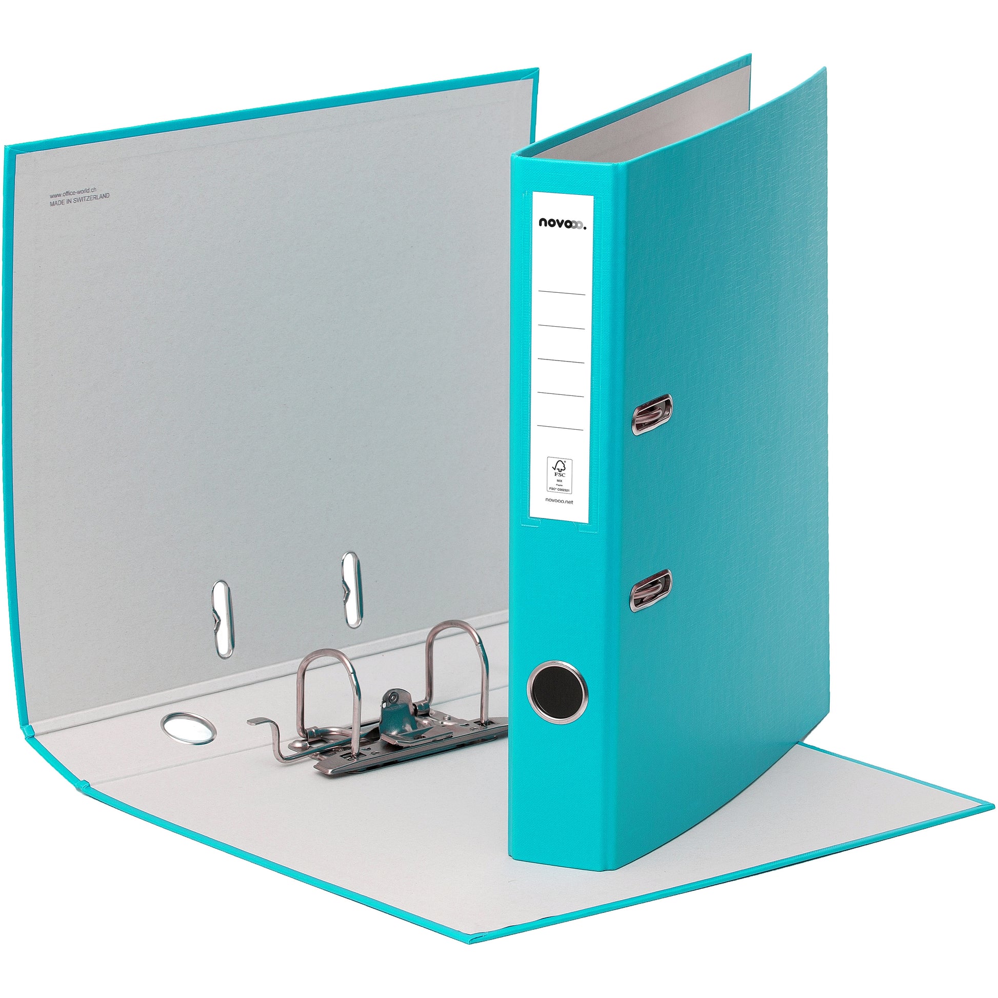 NOVOOO Pro Ordner 4cm 10349408NO1U türkis A4 10 Stück