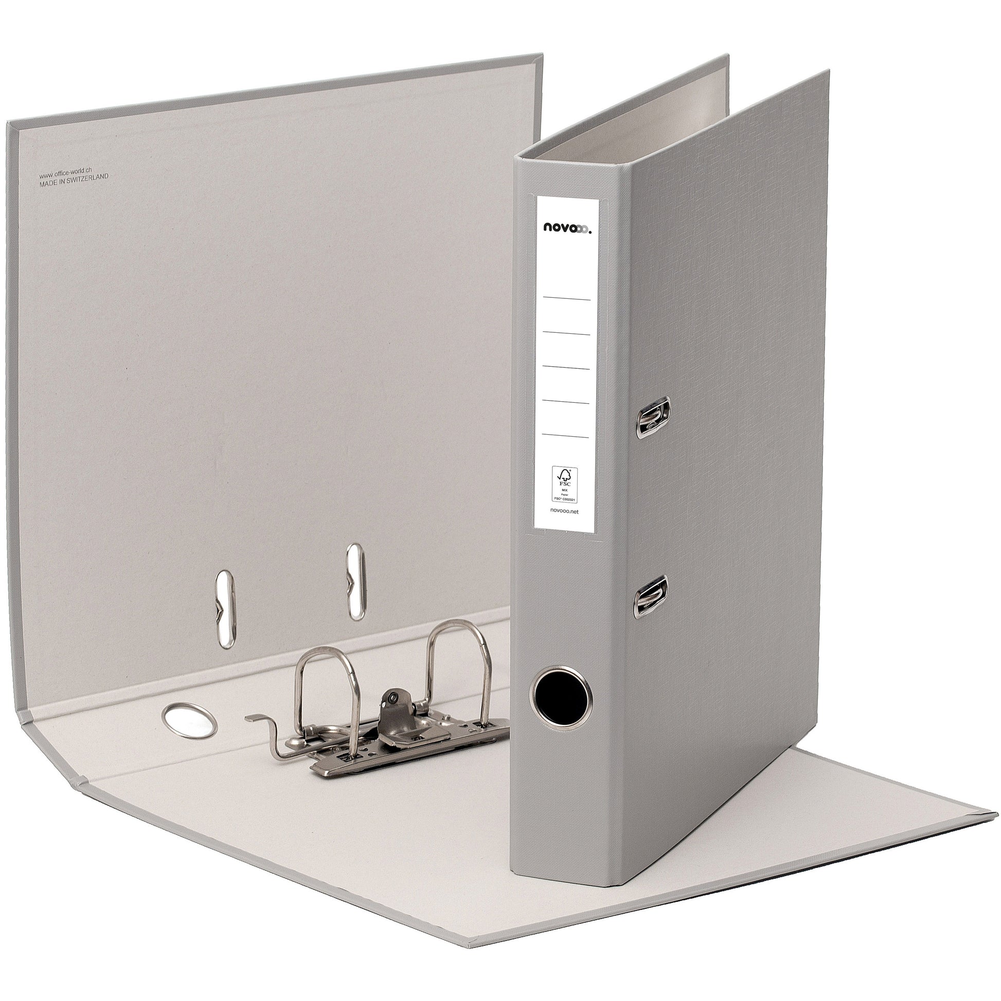 NOVOOO Pro Ordner 4cm 10349425NO2U grau A4