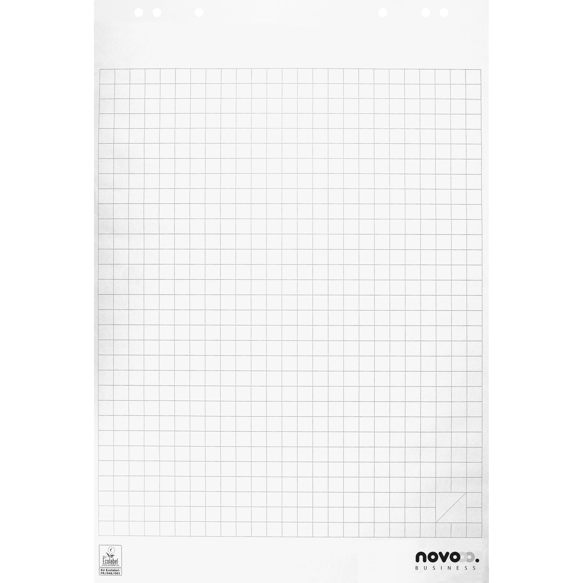 NOVOOO Flipchart-Block 400174559 ECF kariert 5x20 Blatt