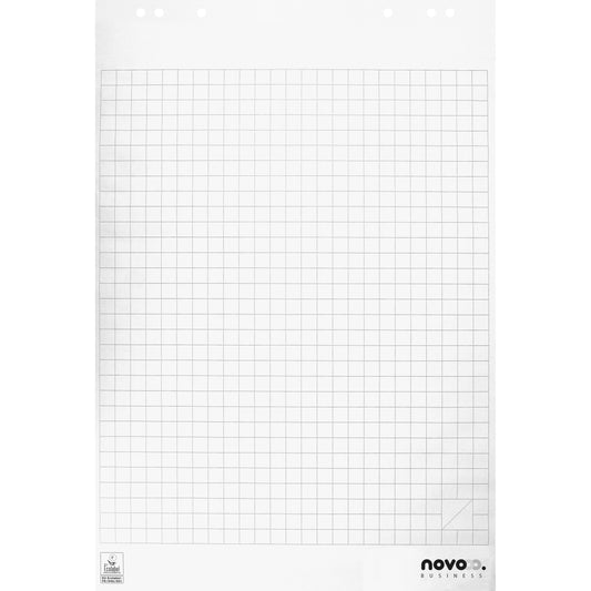 NOVOOO Flipchart-Block 400174559 ECF kariert 5x20 Blatt