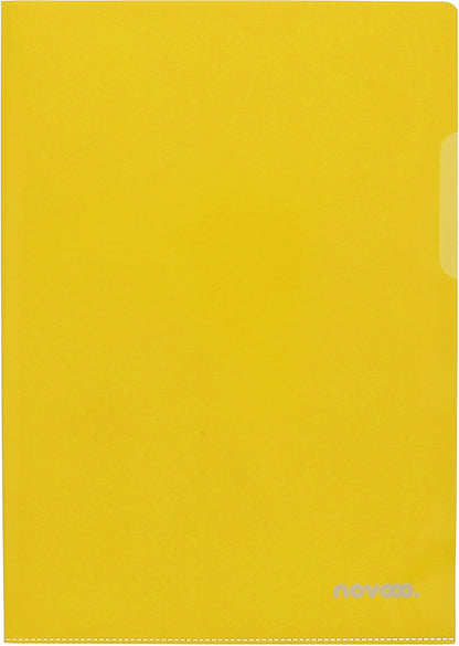 NOVOOO Pro Sichtmappen 140my A4 400197667 gelb glatt 10 Stück