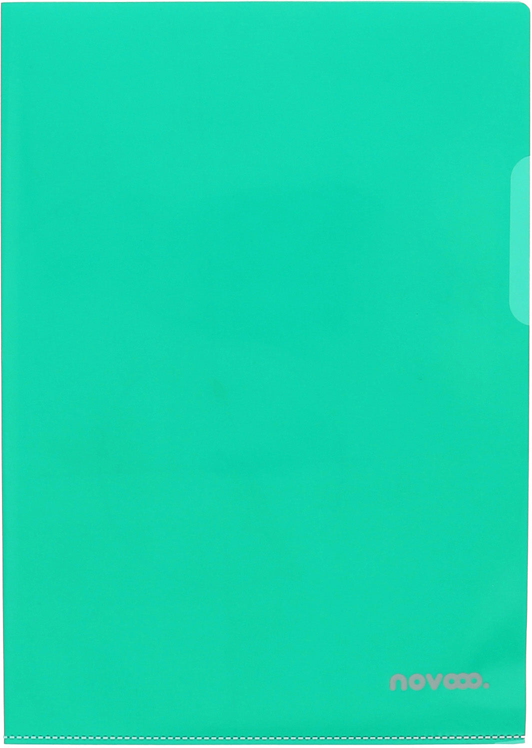 NOVOOO Pro Sichtmappen 140my A4 400197669 grün glatt 10 Stück
