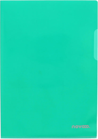 NOVOOO Pro Sichtmappen 140my A4 400197669 grün glatt 10 Stück