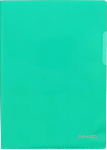 NOVOOO Pro Sichtmappen 140my A4 400197669 grün glatt 10 Stück