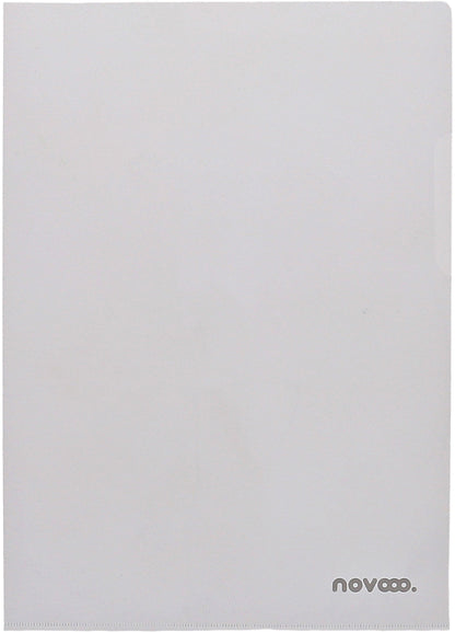 NOVOOO Pro Sichtmappen 120my A4 400197702 transparent genarbt 10 Stück
