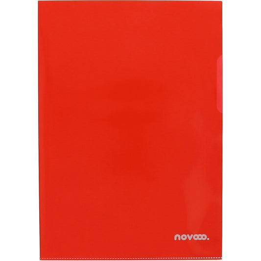 NOVOOO Pro Sichtmappen 120my A4 400197759 rot genarbt 100 Stück