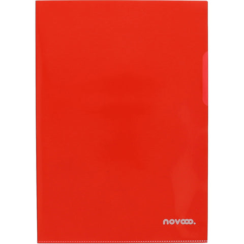 NOVOOO Pro Sichtmappen 140my A4 400197772 rot glatt 100 Stück