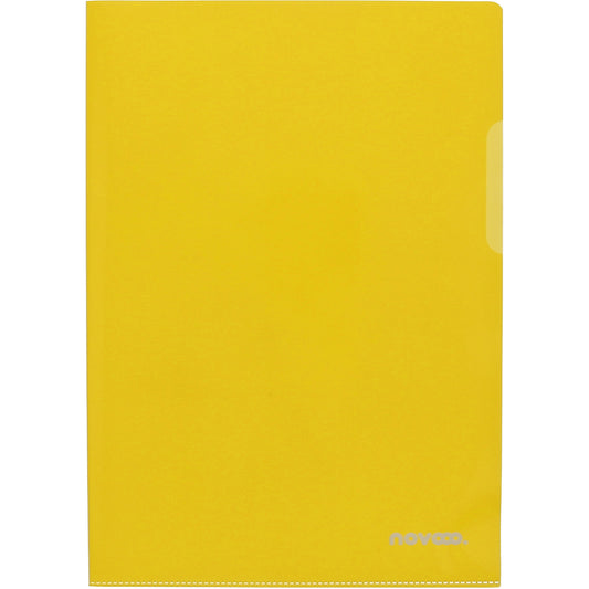 NOVOOO Pro Sichtmappen 140my A4 400197773 gelb glatt 100 Stück