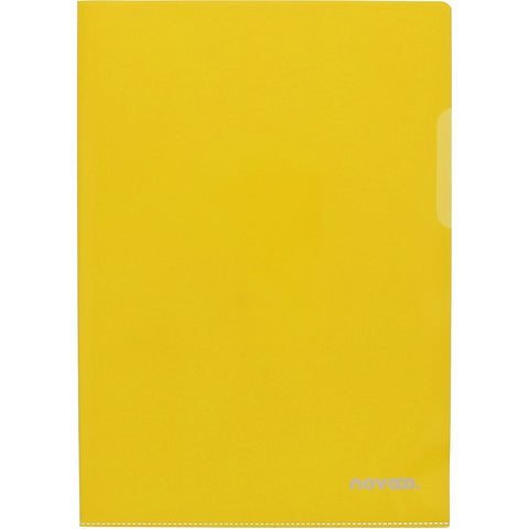NOVOOO Pro Sichtmappen 140my A4 400197773 gelb glatt 100 Stück