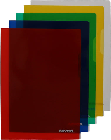 NOVOOO Pro Sichtmappen 140my A4 400197776 assortiert glatt 10 Stück