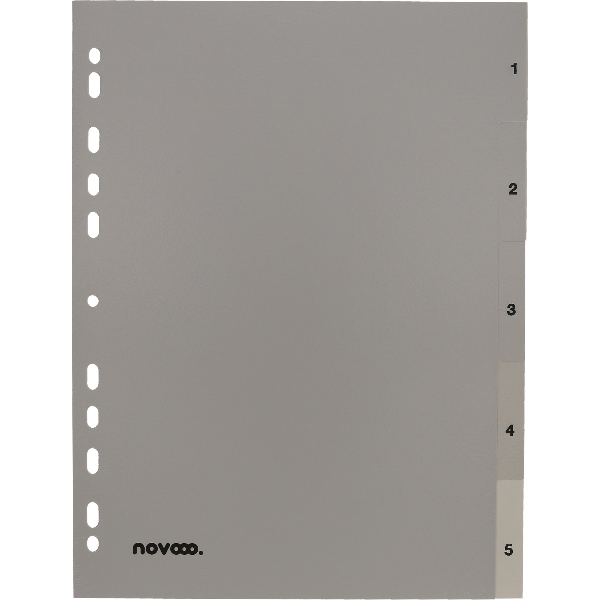 NOVOOO Register PP A4 40931 grau 1-5