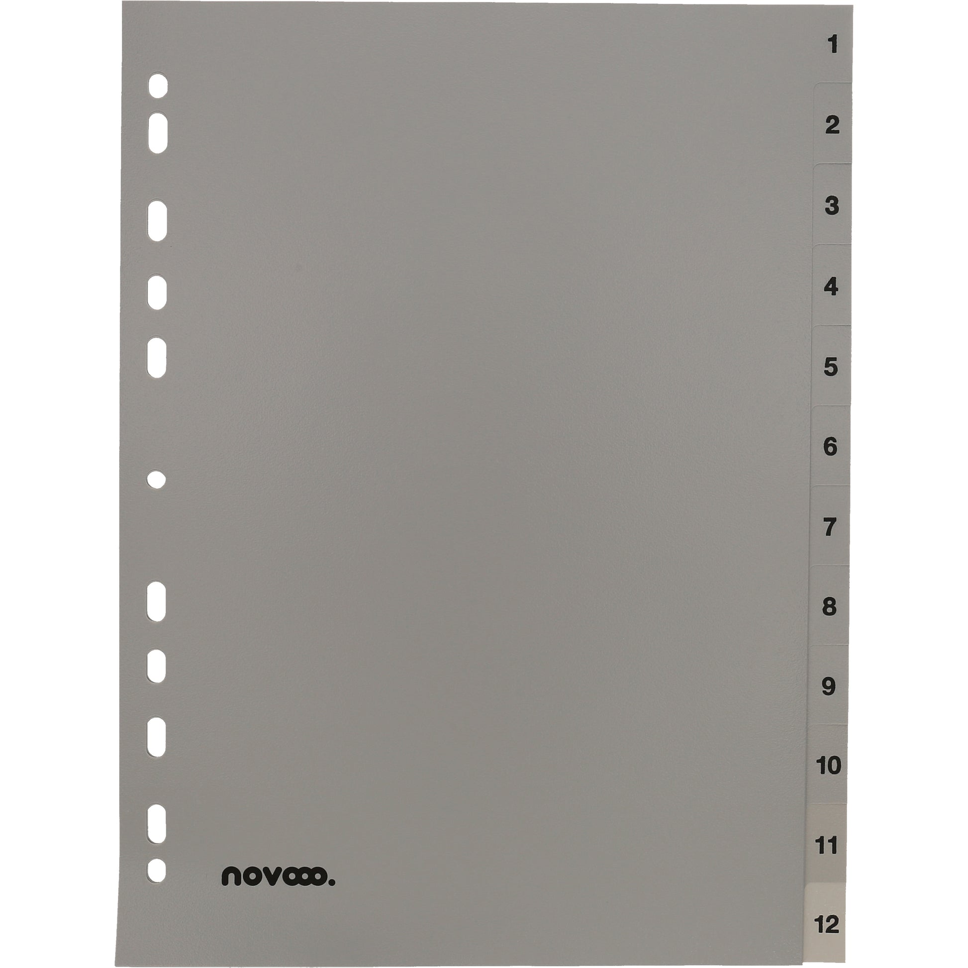 NOVOOO Register PP A4 40937 grau 1-12