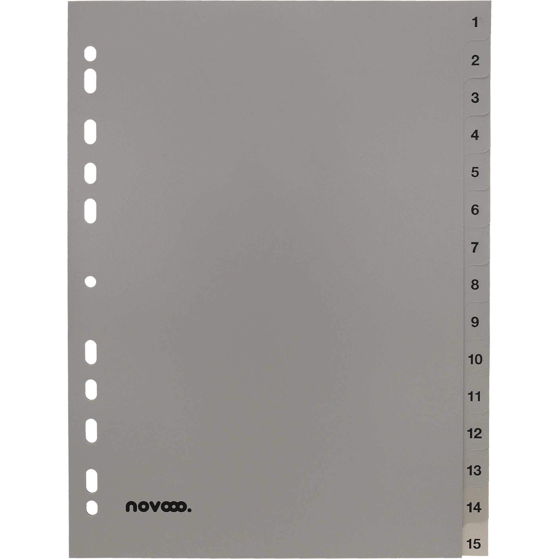 NOVOOO Register PP A4 40939 grau 1-15