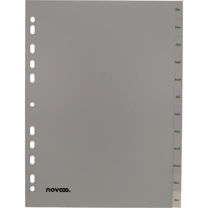 NOVOOO Register PP A4 40954 grau Déc-Jan FR