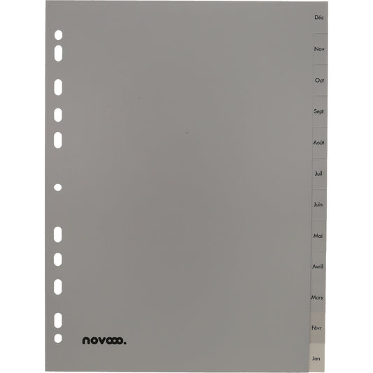 NOVOOO Register PP A4 40954 grau Déc-Jan FR