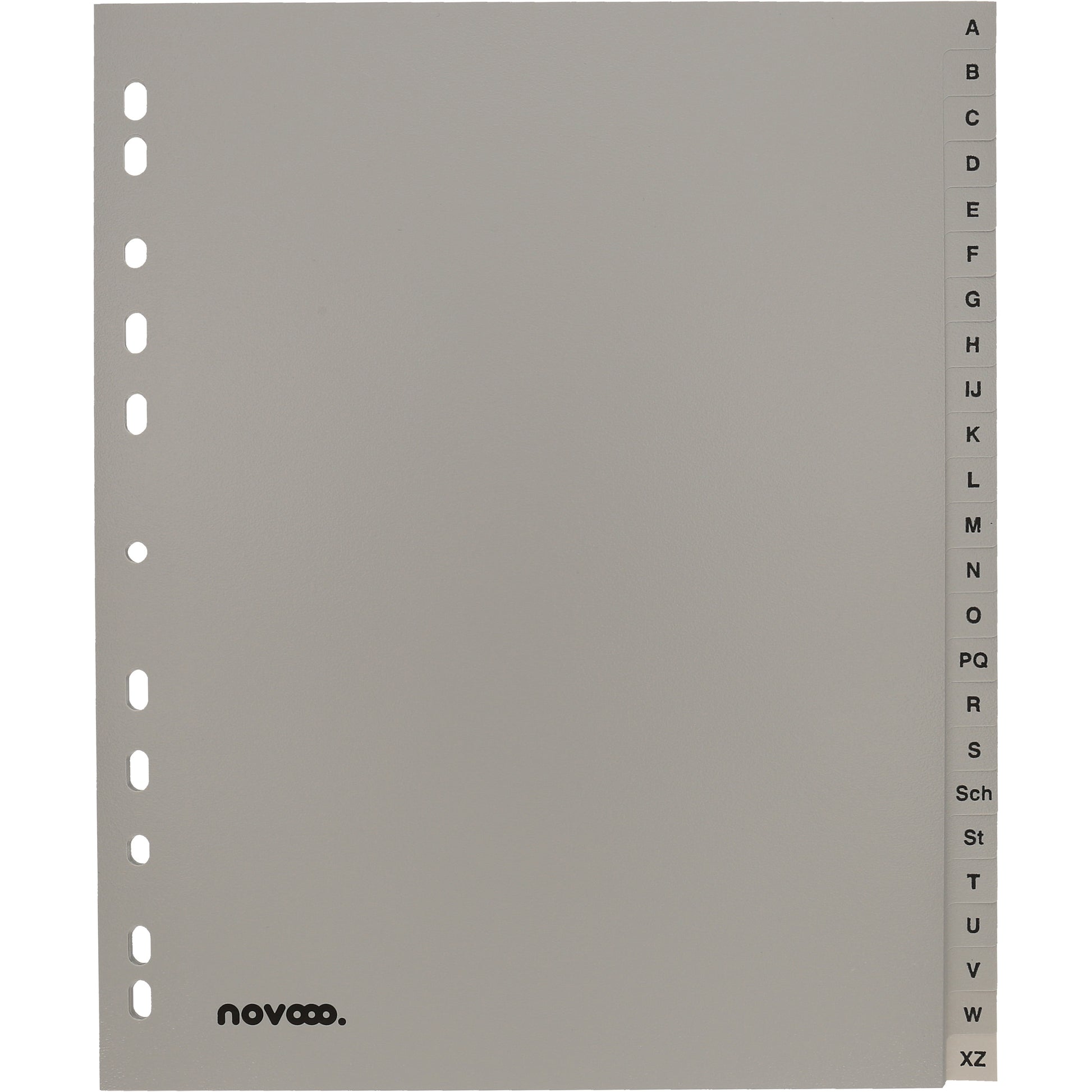 NOVOOO Register PP A4+ 40961 grau A-Z 24-teilig