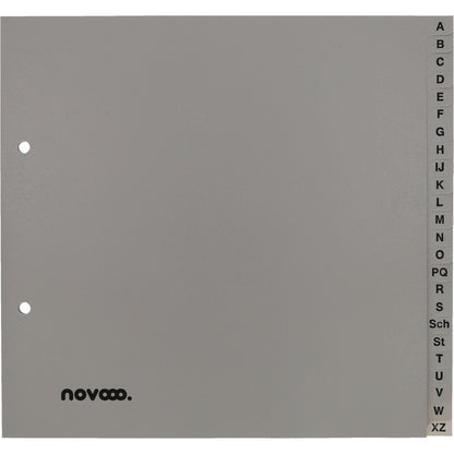 NOVOOO Register PP 3/4 Höhe 40964 grau A-Z 24-teilig