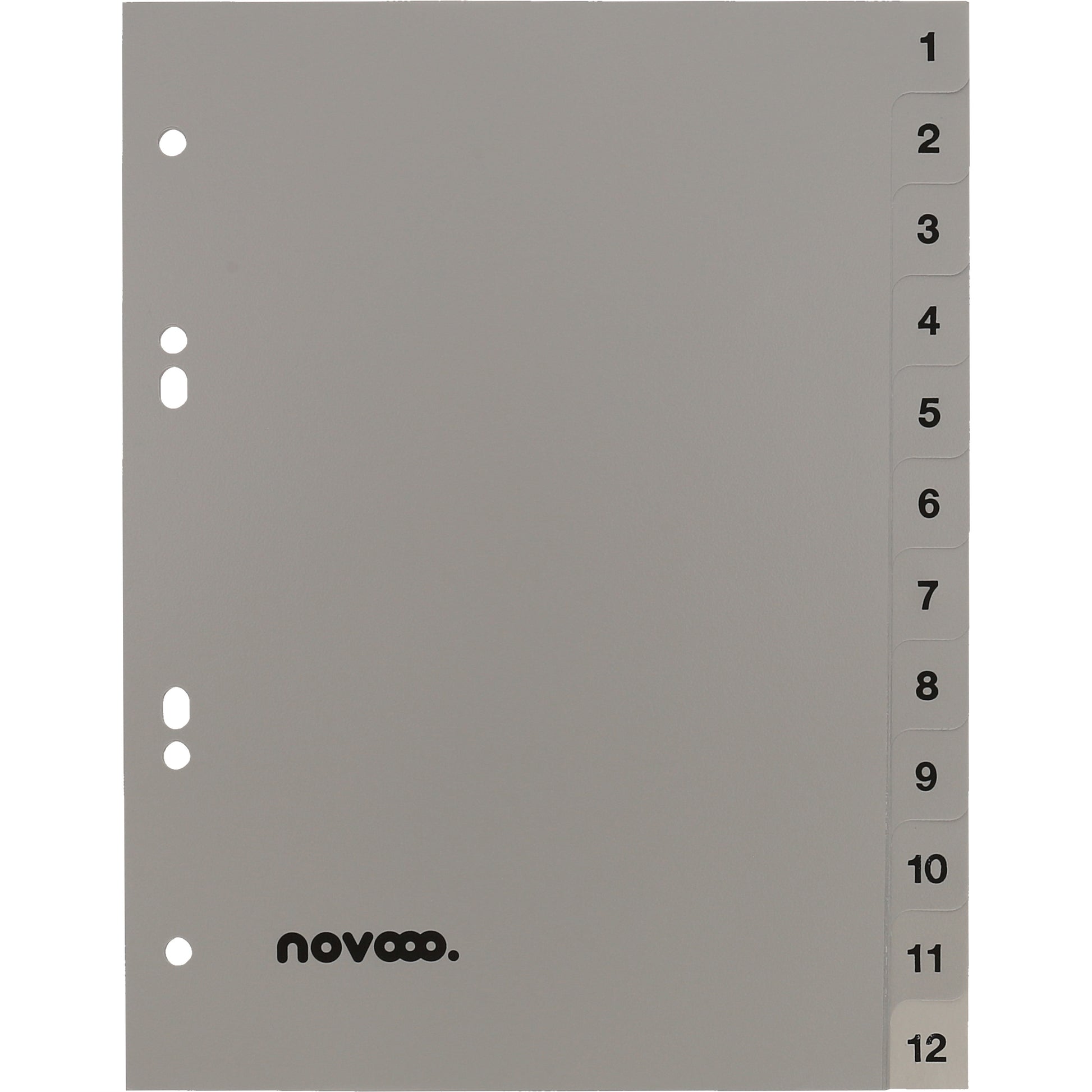 NOVOOO Register PP A5 40977 grau 1-12