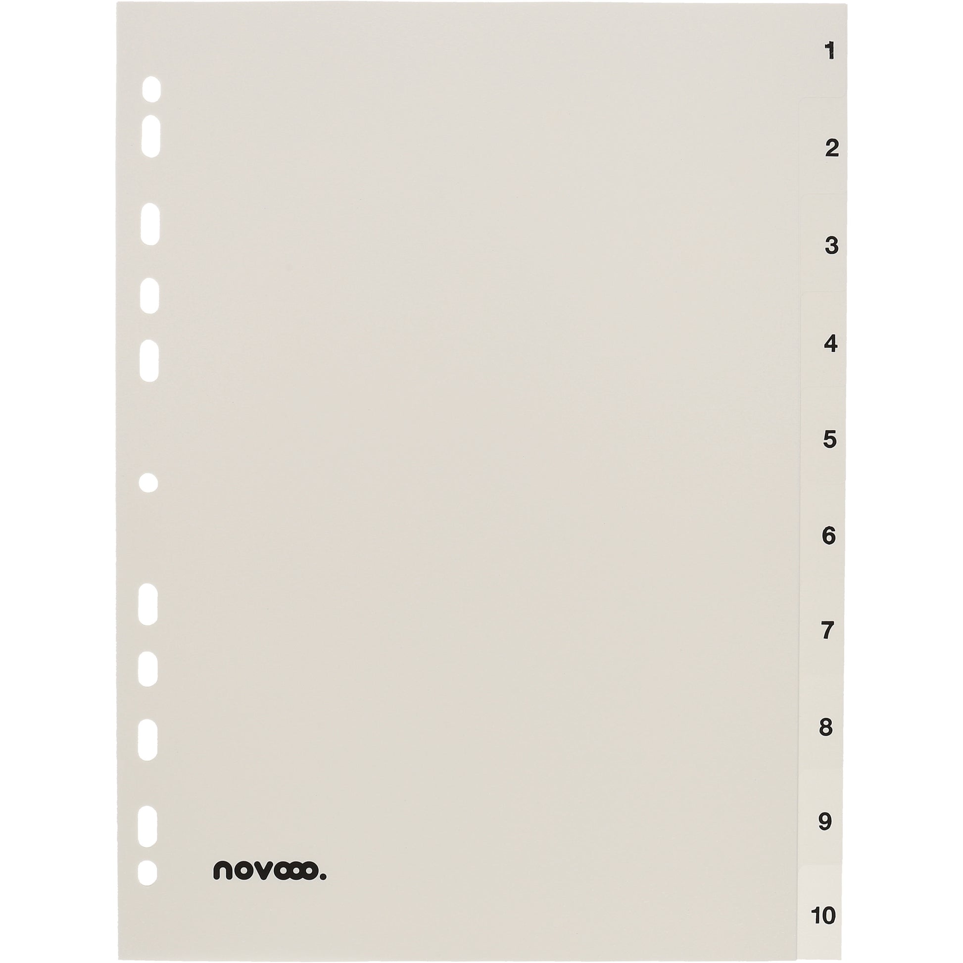 NOVOOO Register PP A4 40997 weiss 1-10