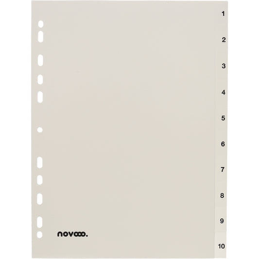 NOVOOO Register PP A4 40997 weiss 1-10