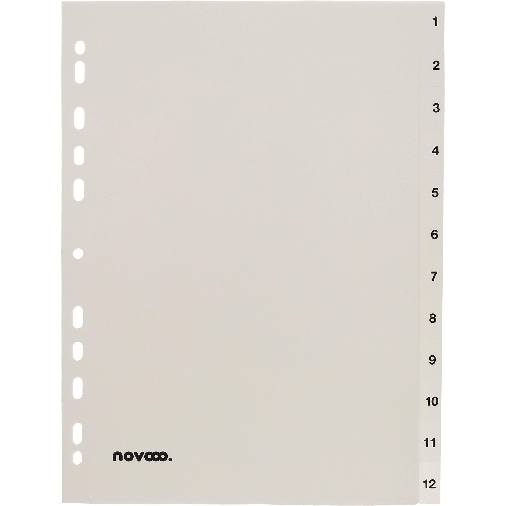 NOVOOO Register PP A4 40998 weiss 1-12