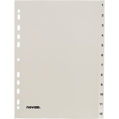 NOVOOO Register PP A4 40998 weiss 1-12